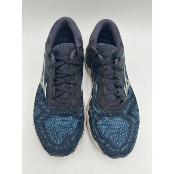 Mizuno WAVE HORIZON 14 Men's USED Athletic Sneaker Blue US Size 10.5 No Box - Picture 6 of 10